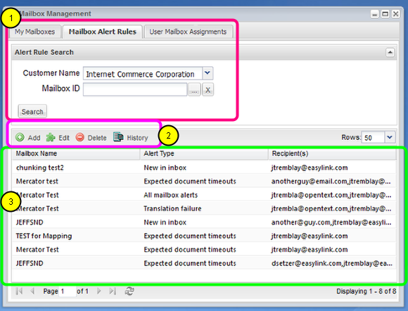 Mailbox Alert Rules Overview
