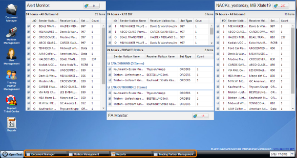 The open application windows minimize to the Task Bar leaving all your configured Monitor windows visible in the viewport.